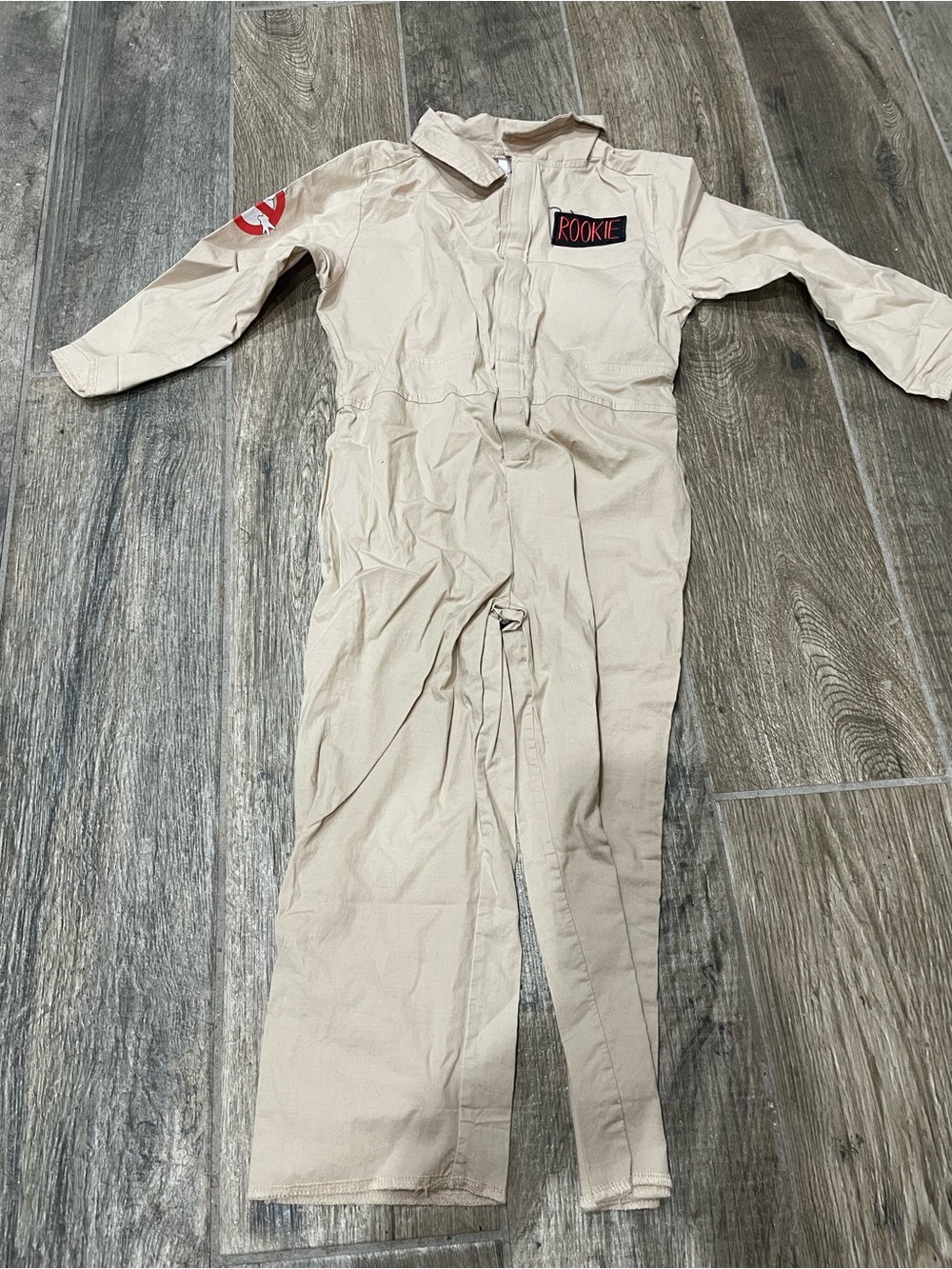 Halloween Rookie' Ghostbuster-Style Costume Jumpsuit 3-4T